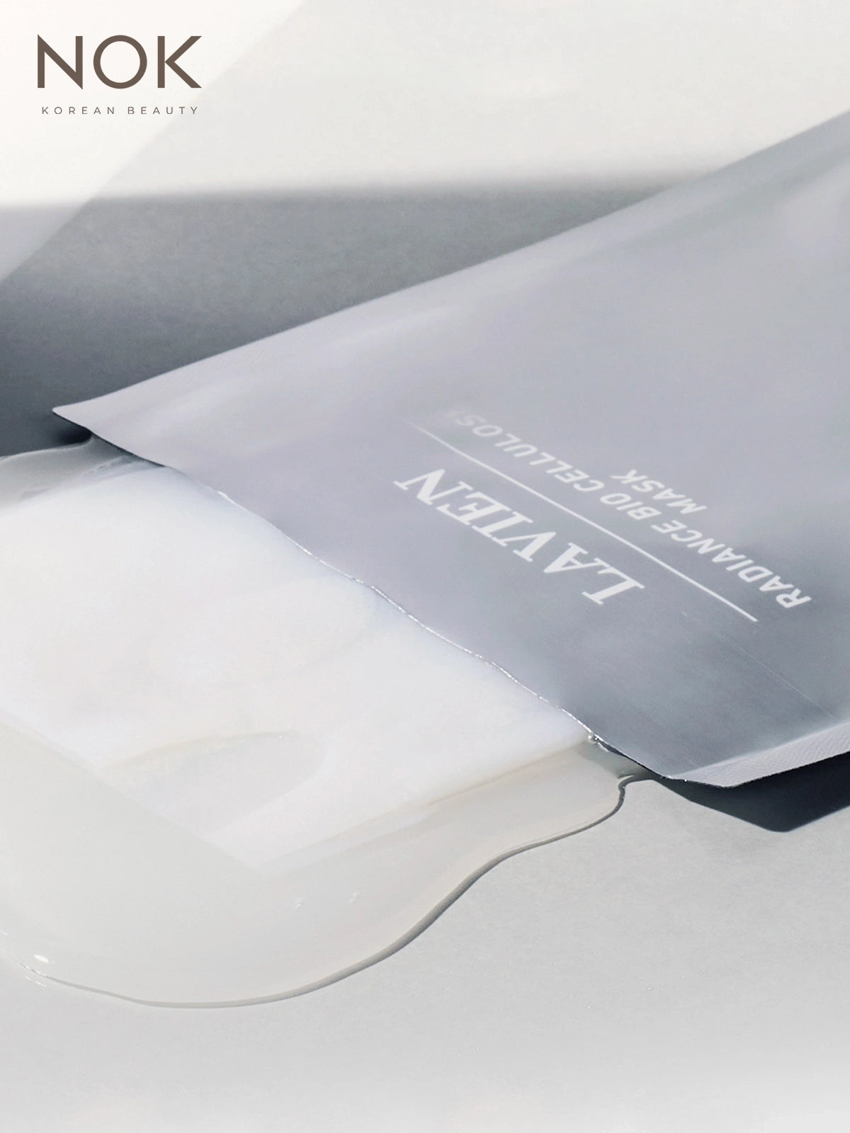 LAVIEN Radiance Bio Cellulose Sheet Mask (5ea) – K-beauty luxury meets NOK Beauty purity in this premium Korean mask for bright, youthful skin..