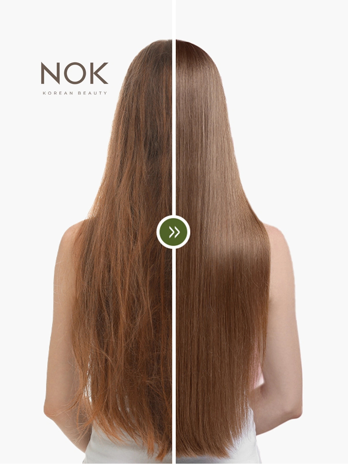 NOK Beauty Silk Essence โ daily hair serum with a lightweight finish and long-lasting smoothness