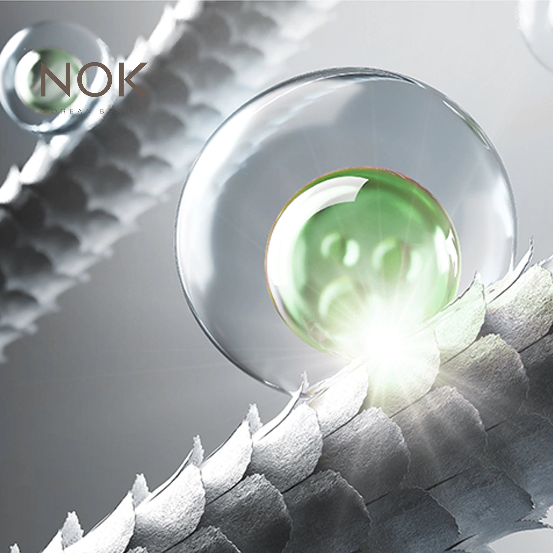 NOK Beauty hair serum – enriched with hydrolyzed silk and Camellia Japonica Seed Oil for smooth, glossy hair