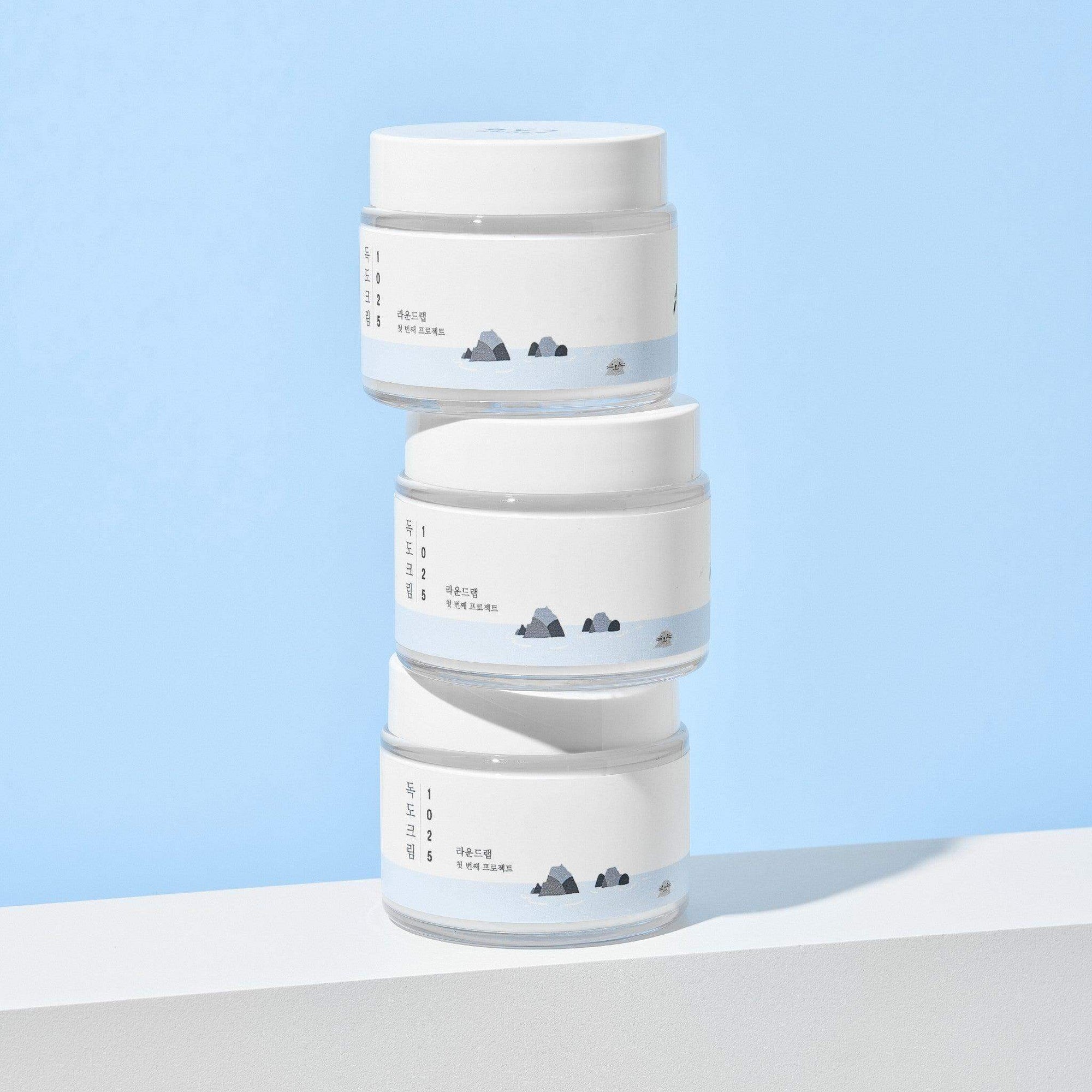 ROUND LAB 1025 Dokdo Cream 80ml – Deep Hydration &amp; Barrier Repair Moisturizer
