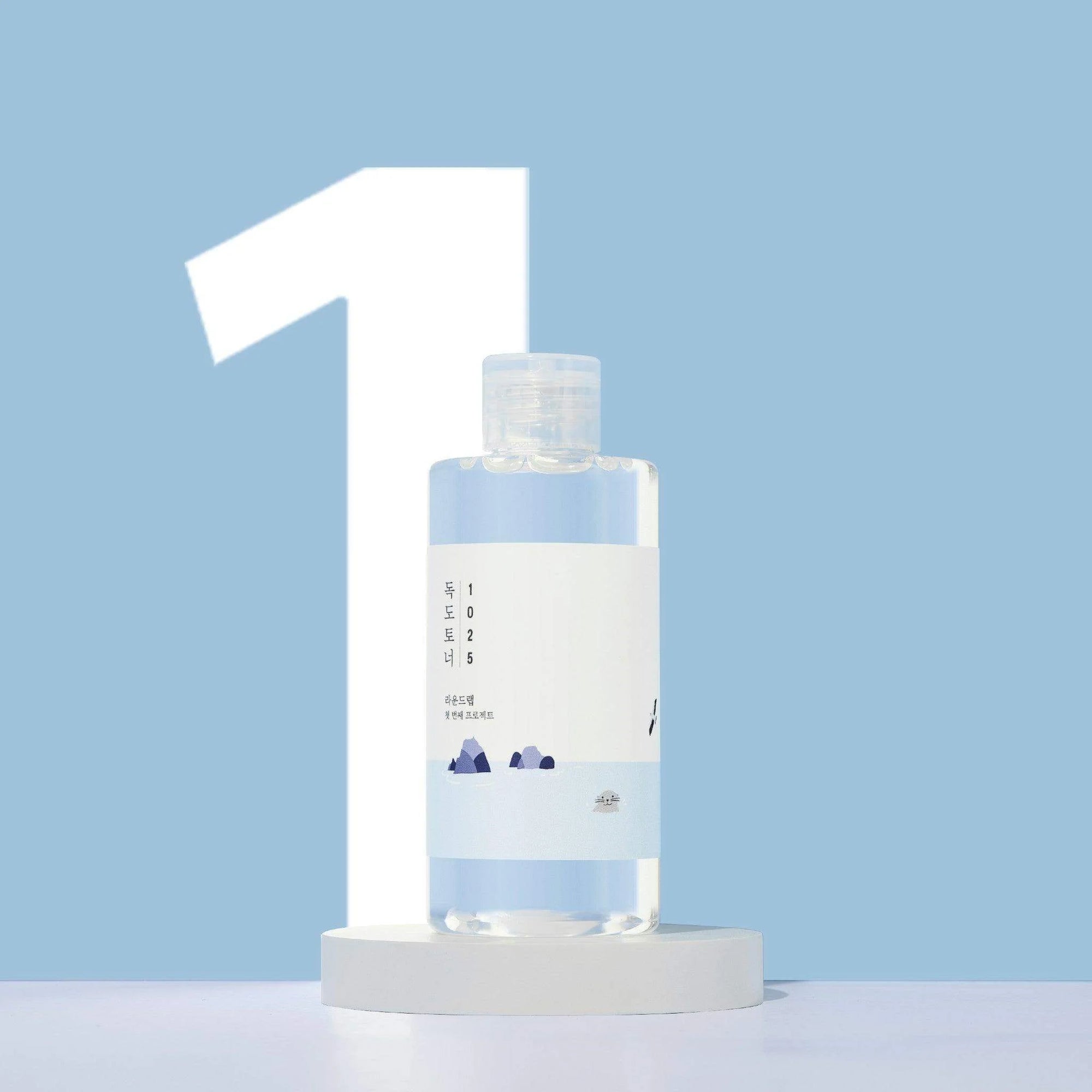ROUND LAB 1025 Dokdo Toner + Lotion Set (200ml + 200ml) | Deep Sea Hydration &amp; Soothing Skincare