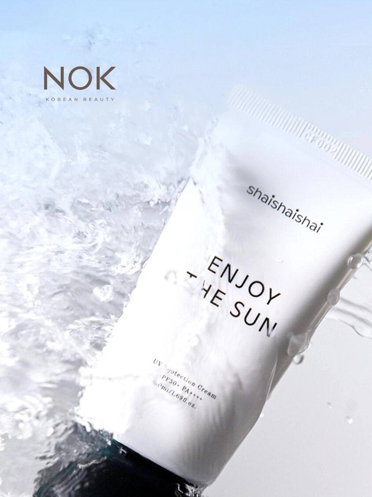 shaishaishai Enjoy the Sun UV Protection Cream SPF50+ PA++++ (50ml) – Lightweight Antioxidant Sunscreen