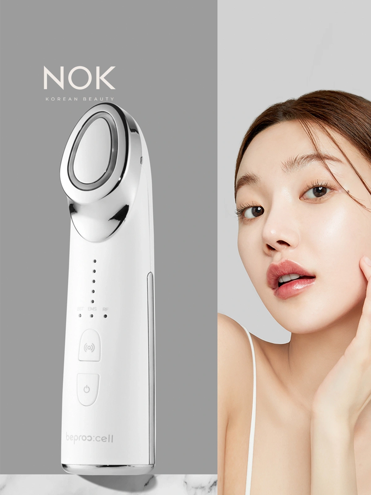 Beproccell 5-in-1 All-in-One Care Device – RF, EMS, BST, Red LED, Vibration Massage